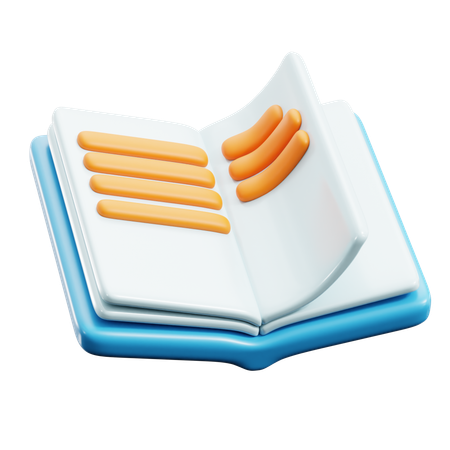 Libro abierto  3D Icon