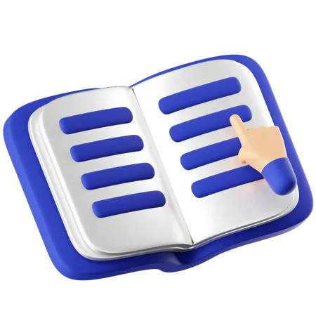 Libro abierto  3D Icon