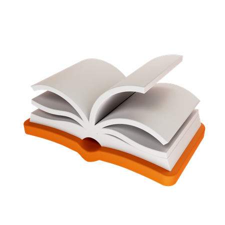 Libro abierto  3D Icon