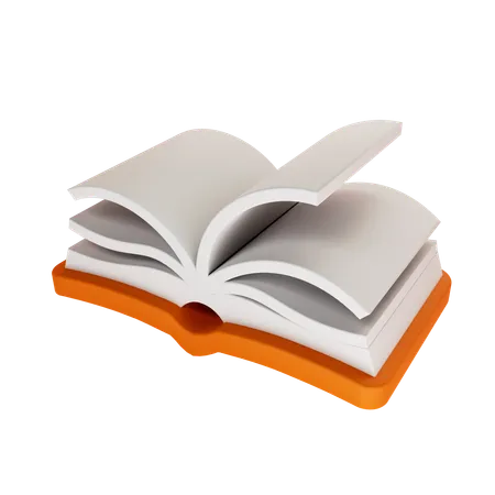 Libro abierto  3D Icon