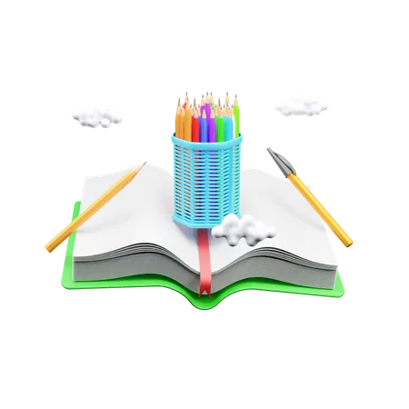 Libro abierto  3D Icon