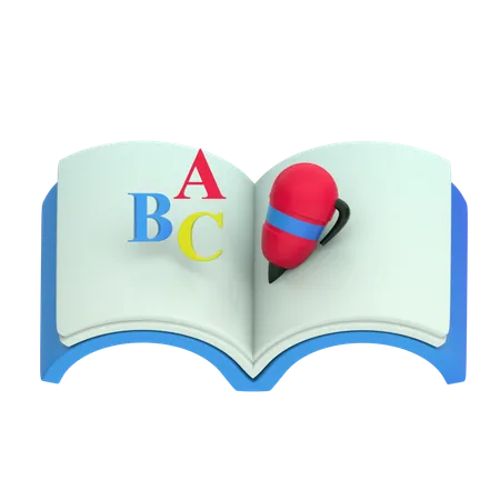 Libro abierto  3D Icon