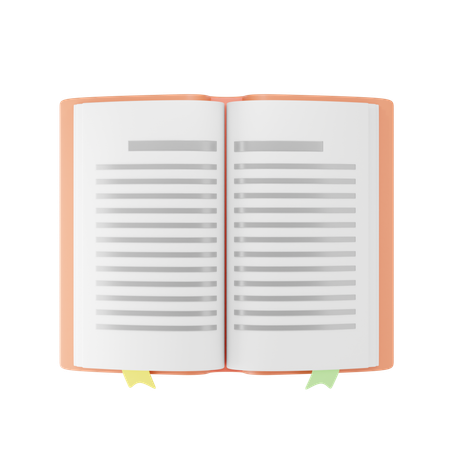 Libro abierto  3D Icon