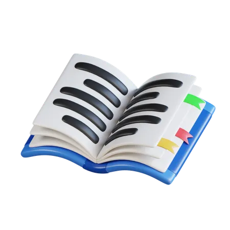 Libro abierto  3D Icon