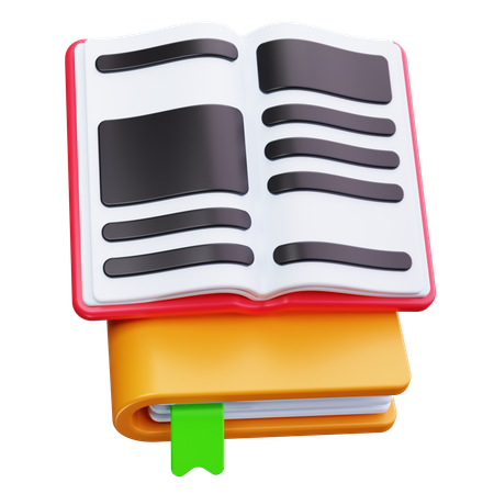 Libro abierto  3D Icon