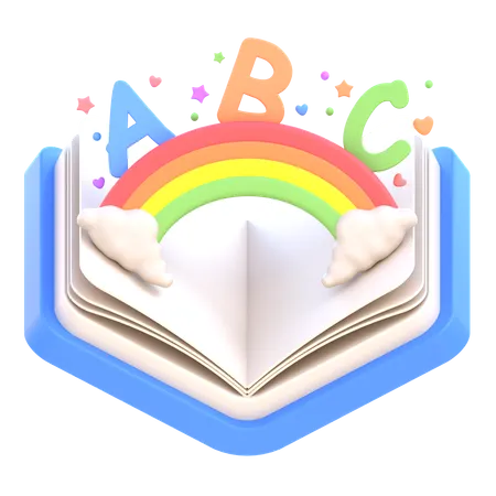 Libro abierto  3D Icon