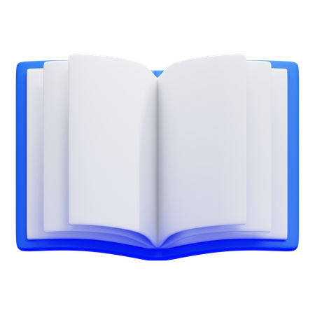 Libro abierto  3D Icon