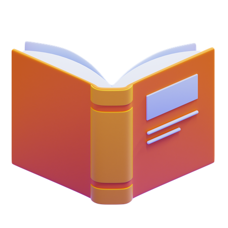 Libro abierto  3D Icon