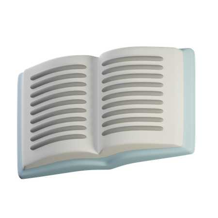 Libro abierto  3D Icon