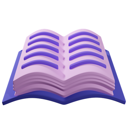 Libro abierto  3D Icon