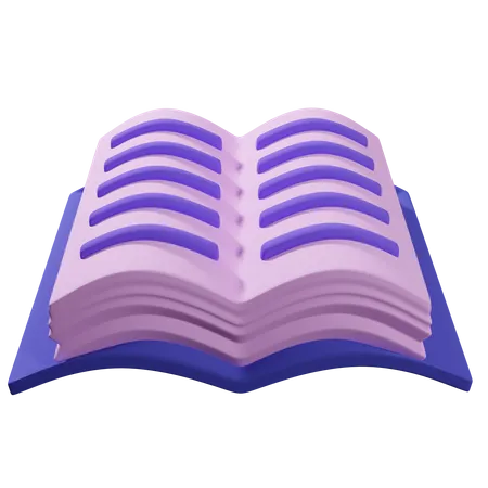 Libro abierto  3D Icon