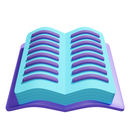 Libro abierto  3D Icon