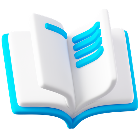 Libro abierto  3D Icon