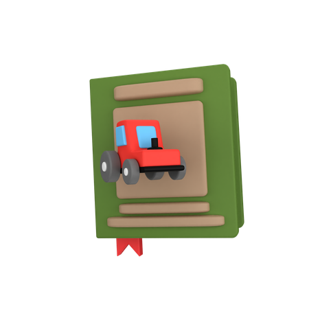 Libro agricultura  3D Icon