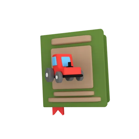 Libro agricultura  3D Icon