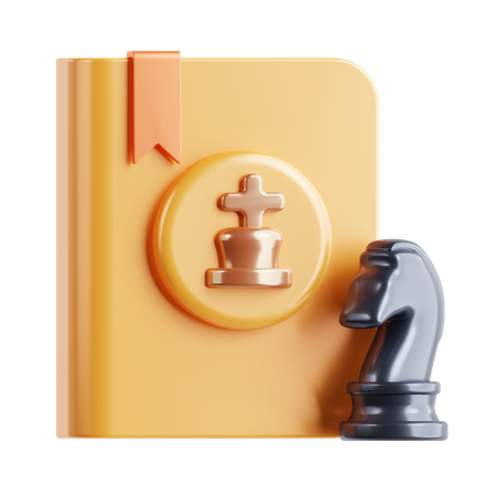 Libro de ajedrez  3D Icon