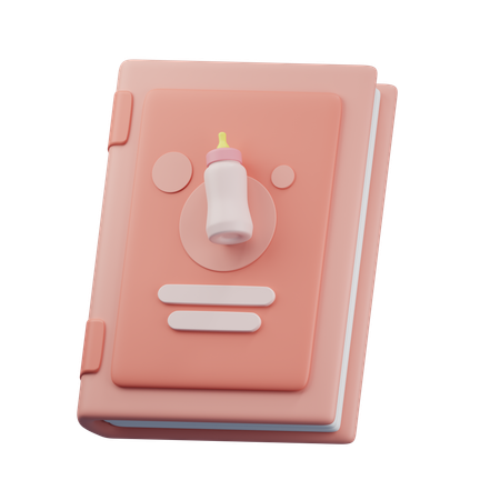 Libro de bebe  3D Icon