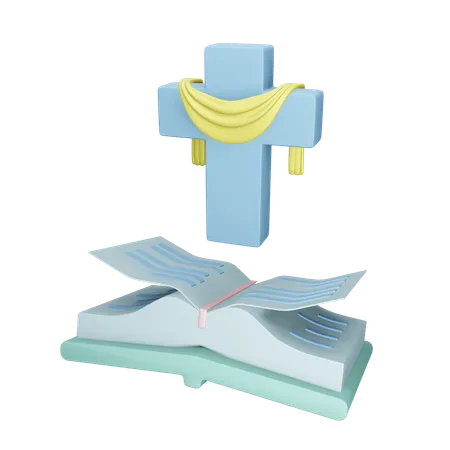 Libro de la biblia  3D Icon