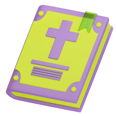 Libro de la biblia  3D Icon