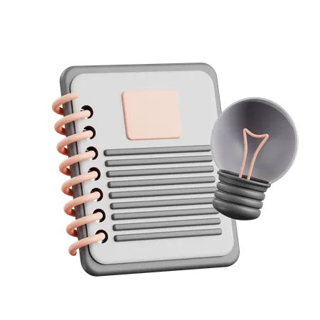 Libro creativo  3D Icon