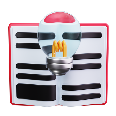 Libro creativo  3D Icon