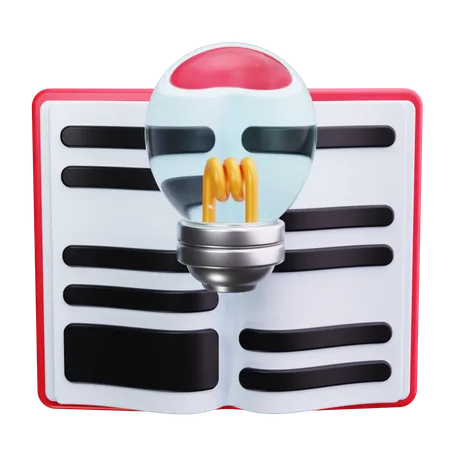 Libro creativo  3D Icon