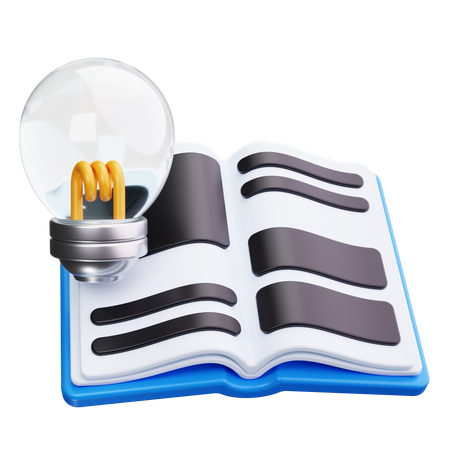 Libro creativo  3D Icon