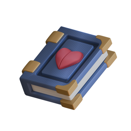 Libro de amor  3D Icon