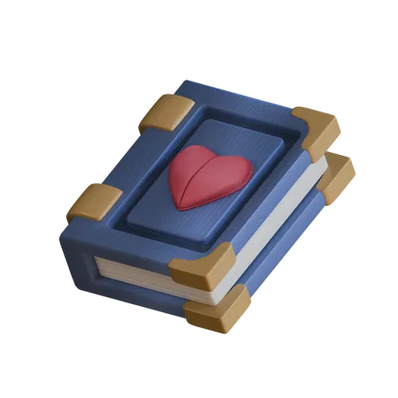 Libro de amor  3D Icon