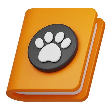 Libro de animales  3D Icon