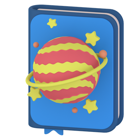 Libro de astronomia  3D Icon