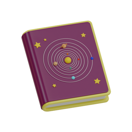 Libro de astronomia  3D Icon