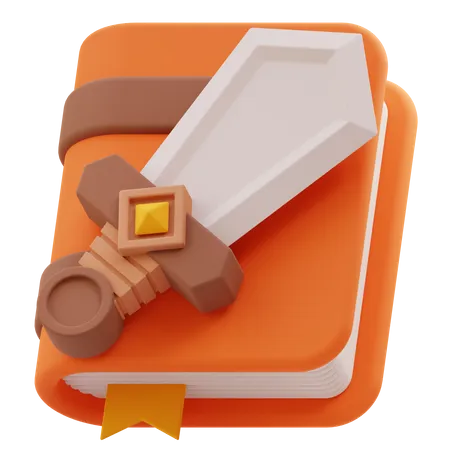 Libro de aventura  3D Icon