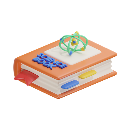 Libro de ciencia  3D Icon