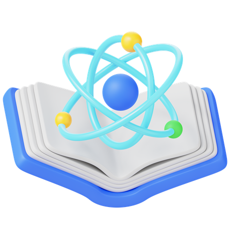 Libro de ciencia  3D Icon