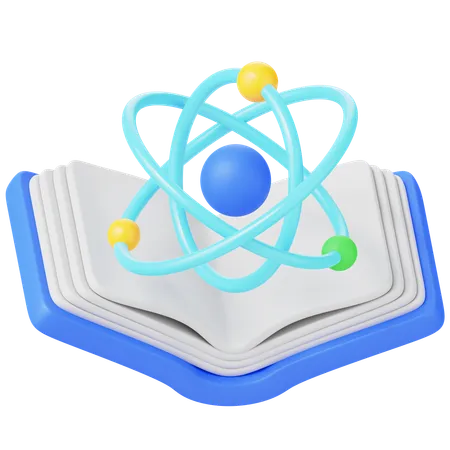 Libro de ciencia  3D Icon