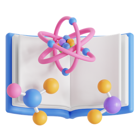 Libro de ciencia  3D Icon