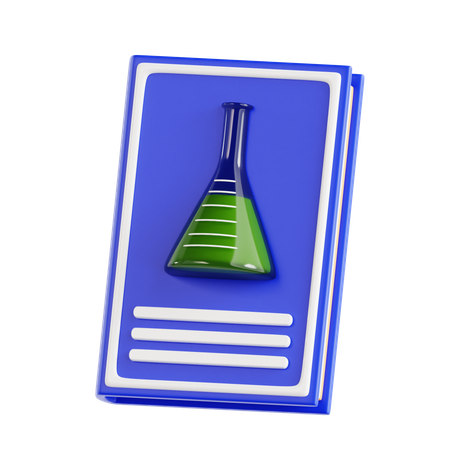 Libro de ciencia  3D Icon