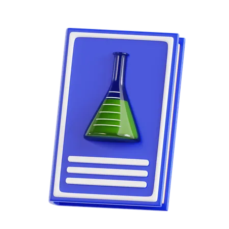 Libro de ciencia  3D Icon