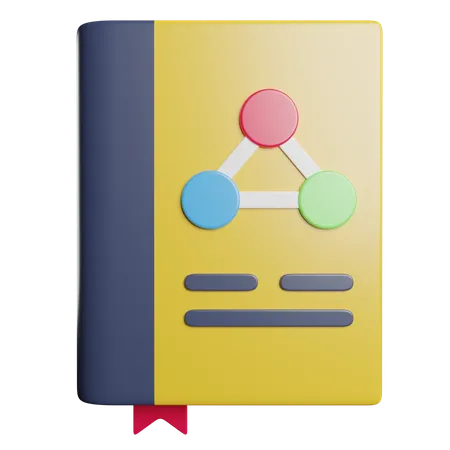 Libro de ciencia  3D Icon