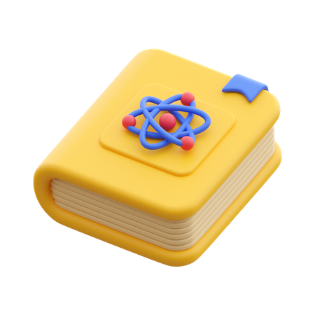 Libro de ciencia  3D Icon