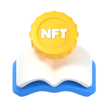 Libro de conocimientos sobre NFT  3D Icon