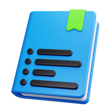 Libro mayor  3D Icon