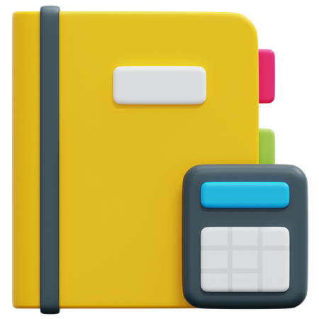 Libro de contabilidad  3D Icon