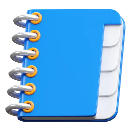 Libreta de contactos  3D Icon