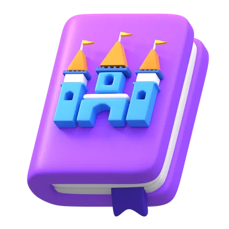 Libro de cuento de hadas  3D Icon