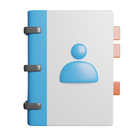 Libro de direcciones  3D Icon