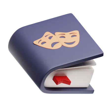 Libro de drama  3D Icon