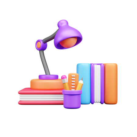 Libro de estudio  3D Icon