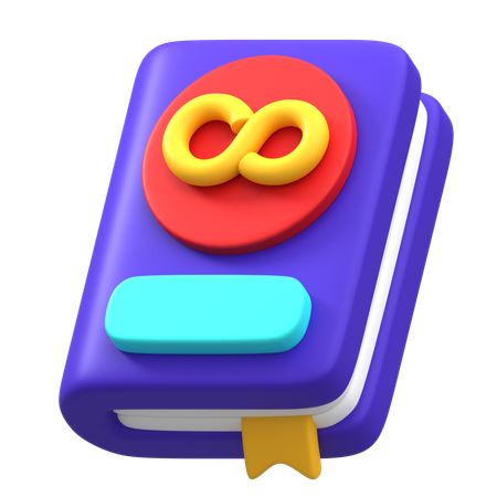 Libro de filosofia  3D Icon